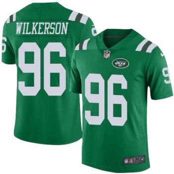 Jets #96 Muhammad Wilkerson Green Youth Stitched NFL Elite Rush Jersey