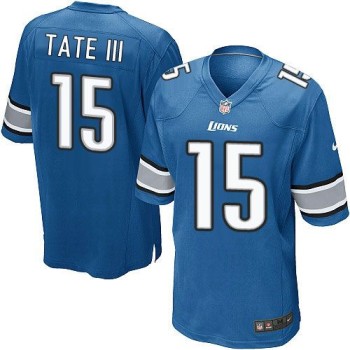 Lions #15 Golden Tate III Light Blue Team Color Youth Stitched NFL Elite Jersey Lions #15 Golden Tate III Light Blue Team Color Youth Stitched NFL Elite Jersey