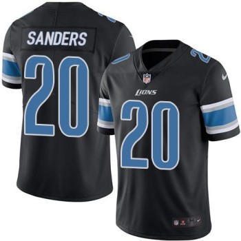 Lions #20 Barry Sanders Black Youth Stitched NFL Limited Rush Jersey Lions #20 Barry Sanders Black Youth Stitched NFL Limited Rush Jersey