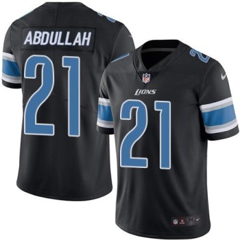 Lions #21 Ameer Abdullah Black Youth Stitched NFL Limited Rush Jersey Lions #21 Ameer Abdullah Black Youth Stitched NFL Limited Rush Jersey