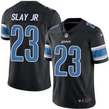 Lions #23 Darius Slay JR Black Men's Stitched NFL Limited Rush Jersey Lions #23 Darius Slay JR Black Men's Stitched NFL Limited Rush Jersey