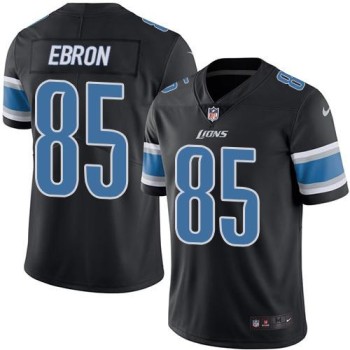 Lions #85 Eric Ebron Black Men's Stitched NFL Limited Rush Jersey Lions #85 Eric Ebron Black Men's Stitched NFL Limited Rush Jersey