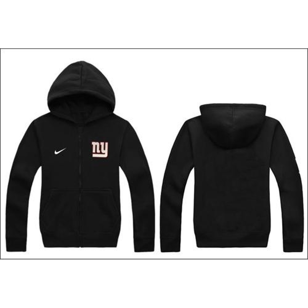 New York Giants Authentic Logo Hoodie Black