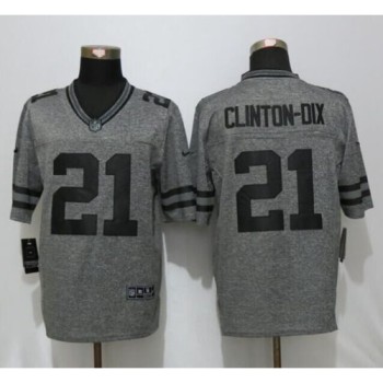 Packers #21 Ha Ha Clinton-Dix Gray Men's Stitched NFL Limited Gridiron Gray Jersey Packers #21 Ha Ha Clinton-Dix Gray Men's Stitched NFL Limited Gridiron Gray Jersey