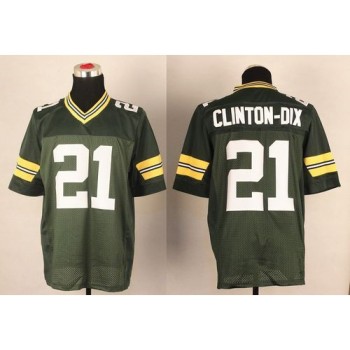 Packers #21 Ha Ha Clinton-Dix Green Team Color Men's Stitched NFL Elite Jersey