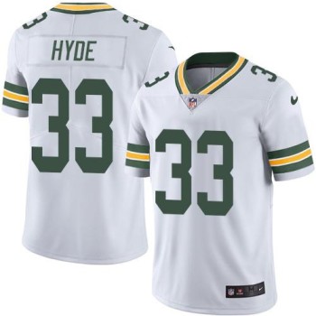 Packers #33 Micah Hyde White Men's Stitched NFL Limited Rush Jersey