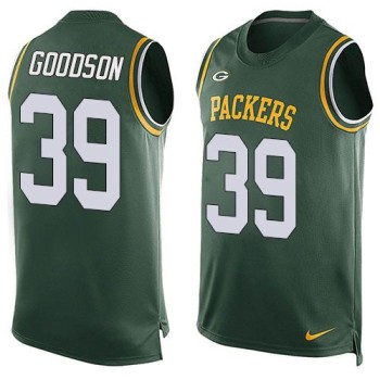Packers #39 Demetri Goodson Green Team Color Men's Stitched NFL Limited Tank Top Jersey Packers #39 Demetri Goodson Green Team Color Men's Stitched NFL Limited Tank Top Jersey