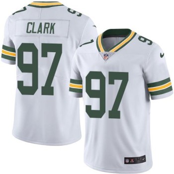 Packers #97 Kenny Clark White Men's Stitched NFL Limited Rush Jersey Packers #97 Kenny Clark White Men's Stitched NFL Limited Rush Jersey