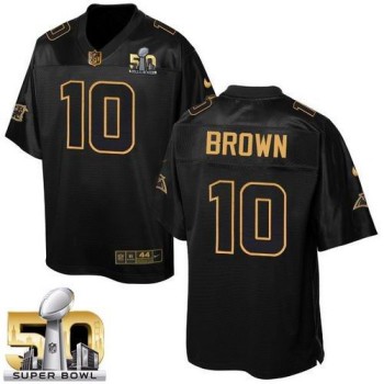 Panthers #10 Corey Brown Black Super Bowl 50 Men's Stitched NFL Elite Pro Line Gold Collection Jersey Panthers #10 Corey Brown Black Super Bowl 50 Men's Stitched NFL Elite Pro Line Gold Collection Jersey