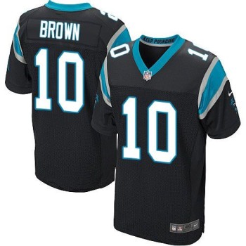 Panthers #10 Corey Brown Black Team Color Men's Stitched NFL Elite Jersey Panthers #10 Corey Brown Black Team Color Men's Stitched NFL Elite Jersey