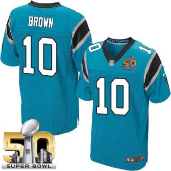 Panthers #10 Corey Brown Blue Alternate Super Bowl 50 Men's Stitched NFL Elite Jersey Panthers #10 Corey Brown Blue Alternate Super Bowl 50 Men's Stitched NFL Elite Jersey