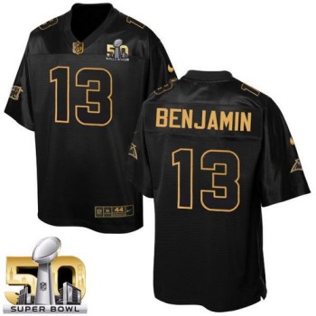 Panthers #13 Kelvin Benjamin Black Super Bowl 50 Men's Stitched NFL Elite Pro Line Gold Collection Jersey Panthers #13 Kelvin Benjamin Black Super Bowl 50 Men's Stitched NFL Elite Pro Line Gold Collection Jersey