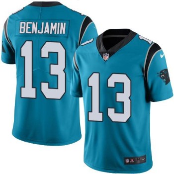 Panthers #13 Kelvin Benjamin Blue Men's Stitched NFL Limited Rush Jersey Panthers #13 Kelvin Benjamin Blue Men's Stitched NFL Limited Rush Jersey