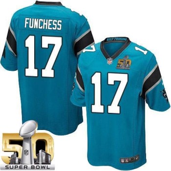 Panthers #17 Devin Funchess Blue Alternate Super Bowl 50 Youth Stitched NFL Elite Jersey Panthers #17 Devin Funchess Blue Alternate Super Bowl 50 Youth Stitched NFL Elite Jersey