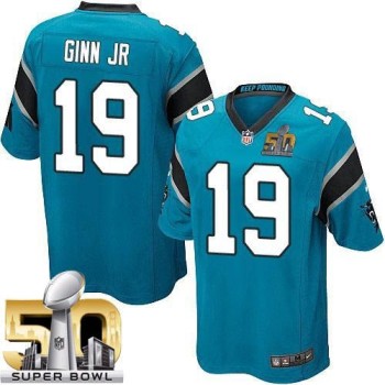 Panthers #19 Ted Ginn Jr Blue Alternate Super Bowl 50 Youth Stitched NFL Elite Jersey Panthers #19 Ted Ginn Jr Blue Alternate Super Bowl 50 Youth Stitched NFL Elite Jersey