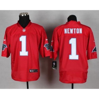 Panthers #1 Cam Newton Red Men's Stitched NFL Elite QB Practice Jersey Panthers #1 Cam Newton Red Men's Stitched NFL Elite QB Practice Jersey