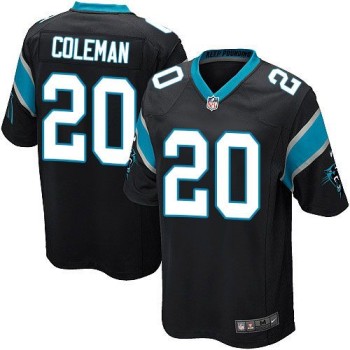 Panthers #20 Kurt Coleman Black Team Color Youth Stitched NFL Elite Jersey Panthers #20 Kurt Coleman Black Team Color Youth Stitched NFL Elite Jersey