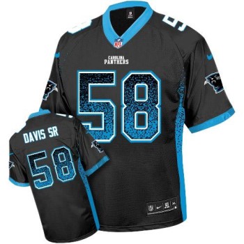 Panthers #58 Thomas Davis Sr Black Team Color Youth Stitched NFL Elite Drift Fashion Jersey Panthers #58 Thomas Davis Sr Black Team Color Youth Stitched NFL Elite Drift Fashion Jersey
