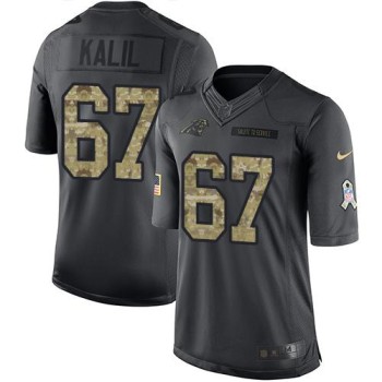 Panthers #67 Ryan Kalil Black Youth Stitched NFL Limited 2016 Salute to Service Jersey Panthers #67 Ryan Kalil Black Youth Stitched NFL Limited 2016 Salute to Service Jersey