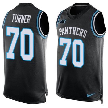 Panthers #70 Trai Turner Black Team Color Men's Stitched NFL Limited Tank Top Jersey Panthers #70 Trai Turner Black Team Color Men's Stitched NFL Limited Tank Top Jersey