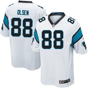 Panthers #88 Greg Olsen White Youth Stitched NFL Elite Jersey Panthers #88 Greg Olsen White Youth Stitched NFL Elite Jersey