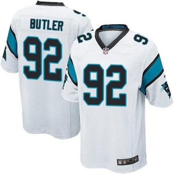 Panthers #92 Vernon Butler White Youth Stitched NFL Elite Jersey Panthers #92 Vernon Butler White Youth Stitched NFL Elite Jersey