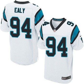Panthers #94 Kony Ealy White Men's Stitched NFL Elite Jersey Panthers #94 Kony Ealy White Men's Stitched NFL Elite Jersey