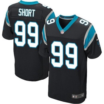 Panthers #99 Kawann Short Black Team Color Men's Stitched NFL Elite Jersey Panthers #99 Kawann Short Black Team Color Men's Stitched NFL Elite Jersey