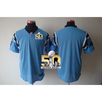 Panthers Blank Blue Alternate Super Bowl 50 Men's Stitched NFL Elite Jersey Panthers Blank Blue Alternate Super Bowl 50 Men's Stitched NFL Elite Jersey