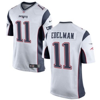 Patriots #11 Julian Edelman White Youth Stitched NFL New Elite Jersey