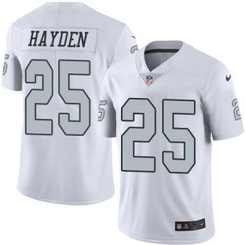 Raiders #25 D.J. Hayden White Youth Stitched NFL Limited Rush Jersey Raiders #25 D.J. Hayden White Youth Stitched NFL Limited Rush Jersey