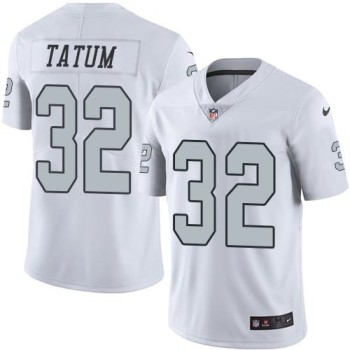 Raiders #32 Jack Tatum White Men's Stitched NFL Limited Rush Jersey Raiders #32 Jack Tatum White Men's Stitched NFL Limited Rush Jersey