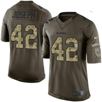 Raiders #42 Karl Joseph Green Men's Stitched NFL Limited Salute to Service Jersey Raiders #42 Karl Joseph Green Men's Stitched NFL Limited Salute to Service Jersey