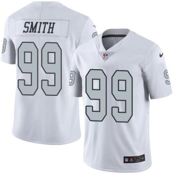 Raiders #99 Aldon Smith White Youth Stitched NFL Limited Rush Jersey Raiders #99 Aldon Smith White Youth Stitched NFL Limited Rush Jersey