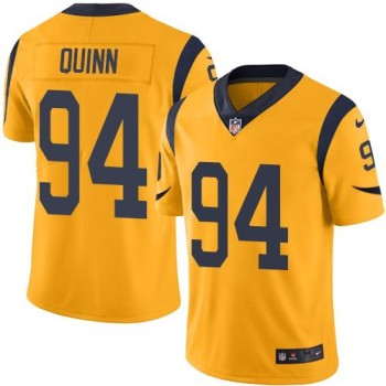 Rams #94 Robert Quinn Gold Men's Stitched NFL Limited Rush Jersey