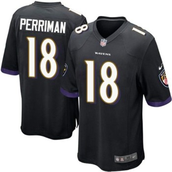 Ravens #18 Breshad Perriman Black Alternate Youth Stitched NFL New Elite Jersey Ravens #18 Breshad Perriman Black Alternate Youth Stitched NFL New Elite Jersey