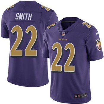 Ravens #22 Jimmy Smith Purple Men's Stitched NFL Limited Rush Jersey Ravens #22 Jimmy Smith Purple Men's Stitched NFL Limited Rush Jersey