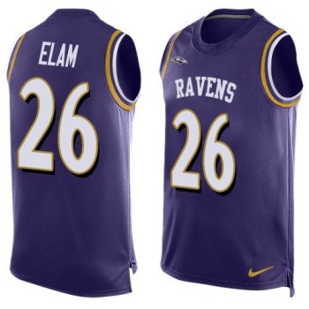 Ravens #26 Matt Elam Purple Team Color Men's Stitched NFL Limited Tank Top Jersey Ravens #26 Matt Elam Purple Team Color Men's Stitched NFL Limited Tank Top Jersey