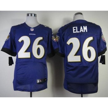 Ravens #26 Matt Elam Purple Team Color Men's Stitched NFL New Elite Jersey Ravens #26 Matt Elam Purple Team Color Men's Stitched NFL New Elite Jersey