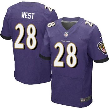 Ravens #28 Terrance West Purple Team Color Men's Stitched NFL New Elite Jersey Ravens #28 Terrance West Purple Team Color Men's Stitched NFL New Elite Jersey