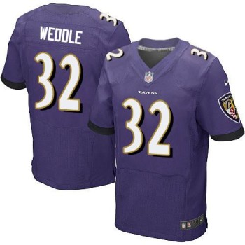 Ravens #32 Eric Weddle Purple Team Color Men's Stitched NFL New Elite Jersey Ravens #32 Eric Weddle Purple Team Color Men's Stitched NFL New Elite Jersey