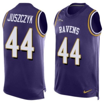 Ravens #44 Kyle Juszczyk Purple Team Color Men's Stitched NFL Limited Tank Top Jersey Ravens #44 Kyle Juszczyk Purple Team Color Men's Stitched NFL Limited Tank Top Jersey