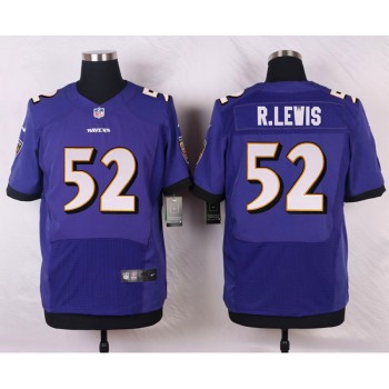 Ravens #52 Ray Lewis Purple Team Color Men's Stitched NFL New Elite Jersey Ravens #52 Ray Lewis Purple Team Color Men's Stitched NFL New Elite Jersey
