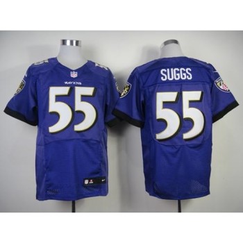 Ravens #55 Terrell Suggs Purple Team Color Men's Stitched NFL New Elite Jersey Ravens #55 Terrell Suggs Purple Team Color Men's Stitched NFL New Elite Jersey
