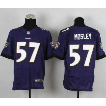 Ravens #57 C.J. Mosley Purple Team Color Men's Stitched NFL New Elite Jersey Ravens #57 C.J. Mosley Purple Team Color Men's Stitched NFL New Elite Jersey