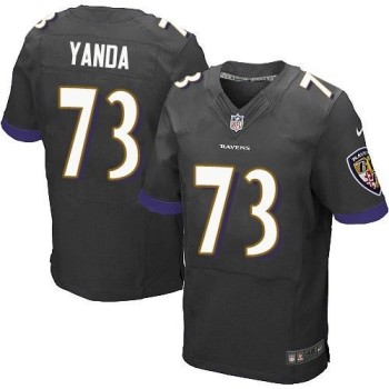 Ravens #73 Marshal Yanda Black Alternate Men's Men's Stitched NFL New Elite Jersey Ravens #73 Marshal Yanda Black Alternate Men's Men's Stitched NFL New Elite Jersey