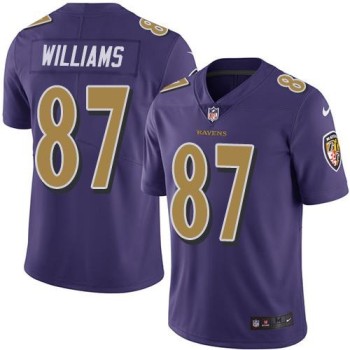 Ravens #87 Maxx Williams Purple Youth Stitched NFL Limited Rush Jersey Ravens #87 Maxx Williams Purple Youth Stitched NFL Limited Rush Jersey