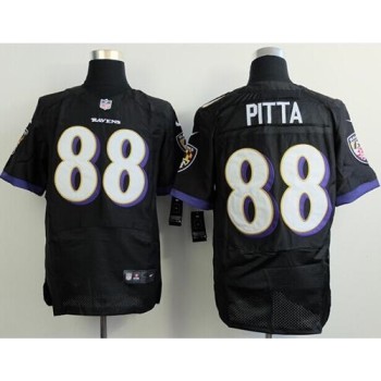 Ravens #88 Dennis Pitta Black Alternate Men's Stitched NFL New Elite Jersey Ravens #88 Dennis Pitta Black Alternate Men's Stitched NFL New Elite Jersey