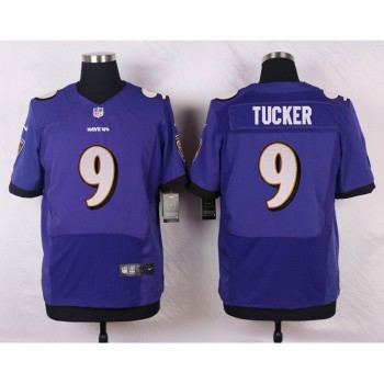 Ravens #9 Justin Tucker Purple Team Color Men's Stitched NFL New Elite Jersey Ravens #9 Justin Tucker Purple Team Color Men's Stitched NFL New Elite Jersey