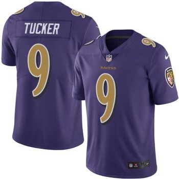 Ravens #9 Justin Tucker Purple Youth Stitched NFL Limited Rush Jersey Ravens #9 Justin Tucker Purple Youth Stitched NFL Limited Rush Jersey